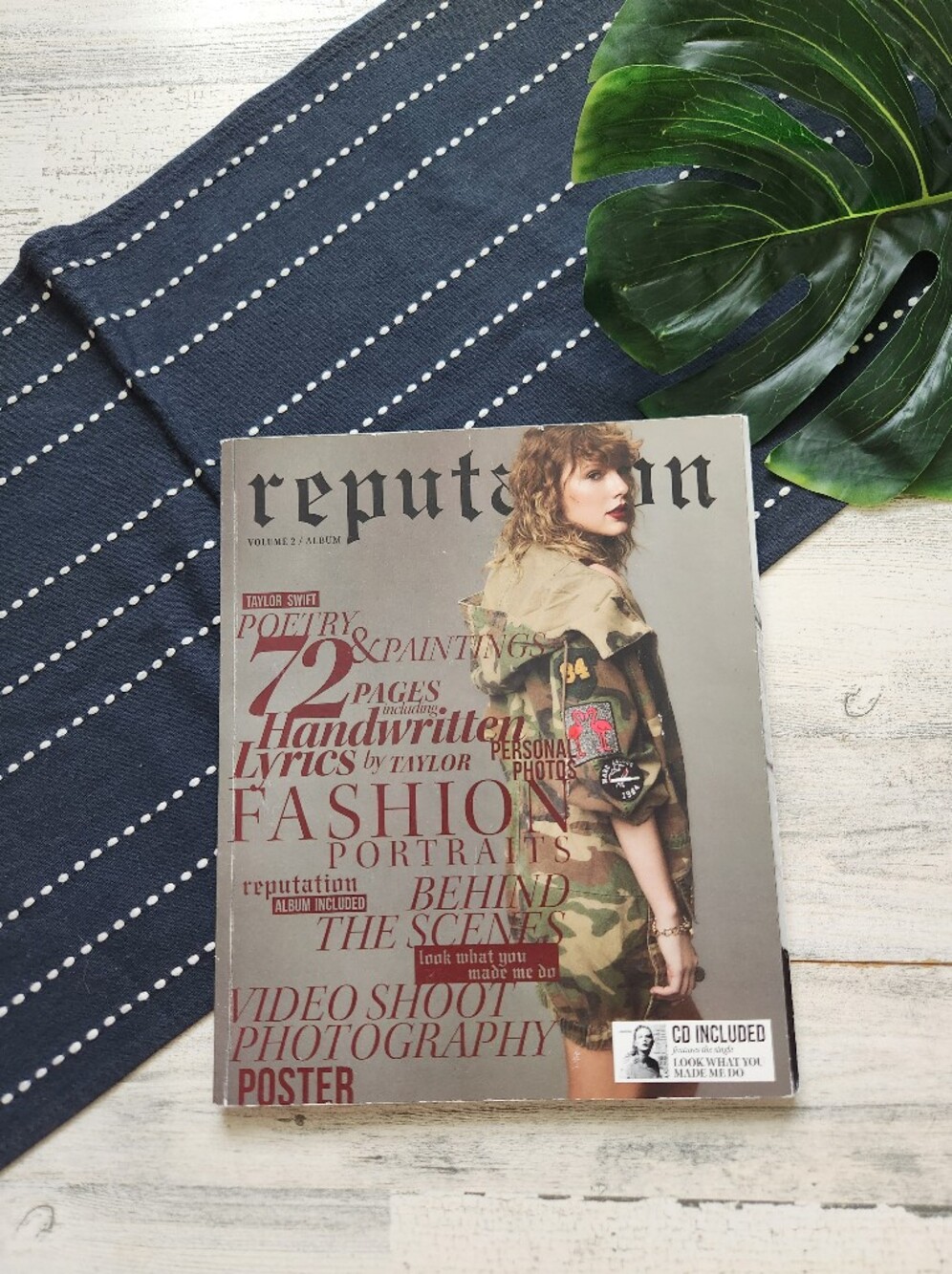 Taylor Swift Reputation VOL 2 Magazine CD and POSTER NOT INCLUDED